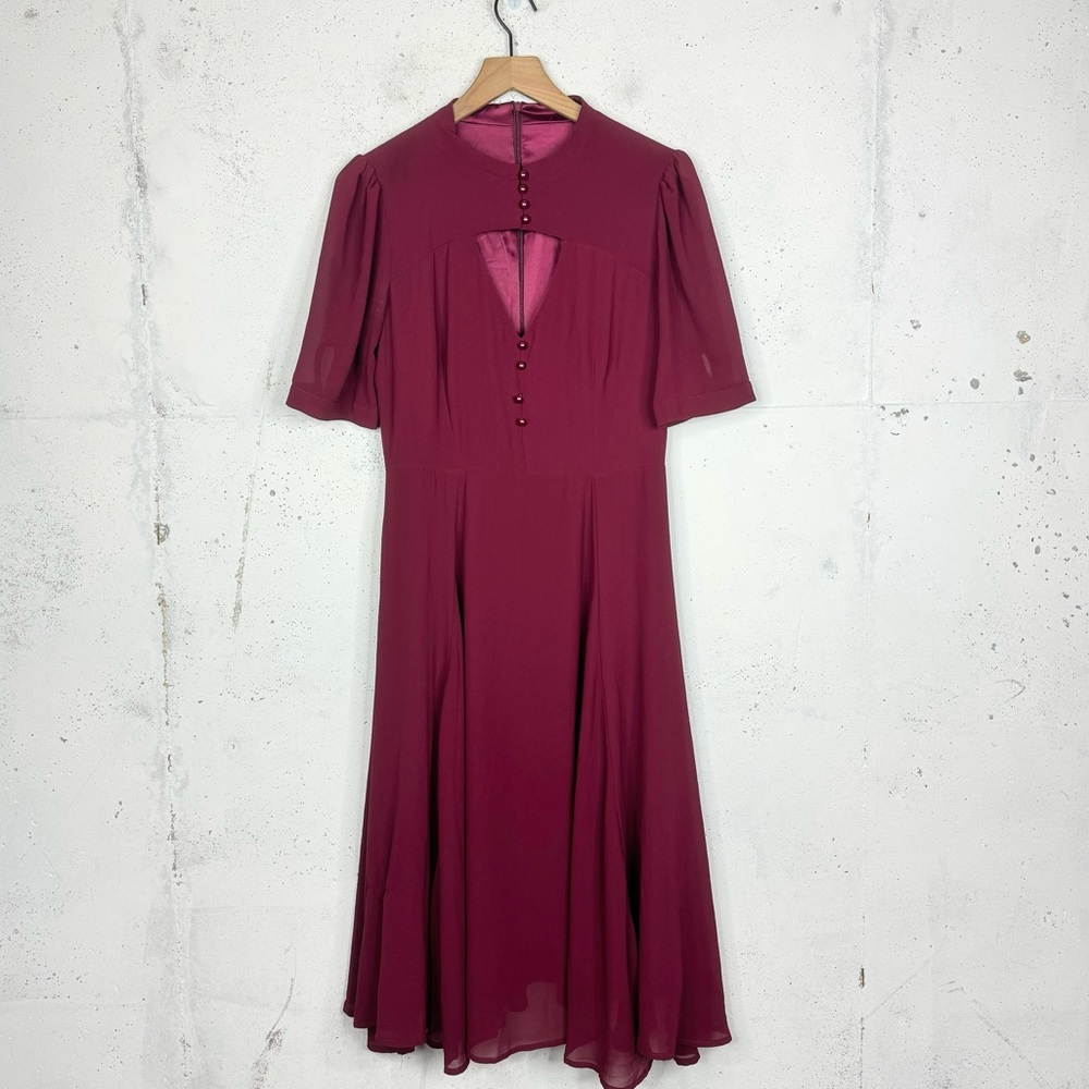 Collectif X ModCloth Portrait Of Panache Dress Size Medium